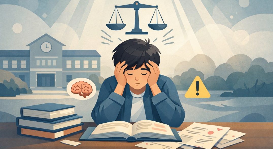 Students facing academic pressure